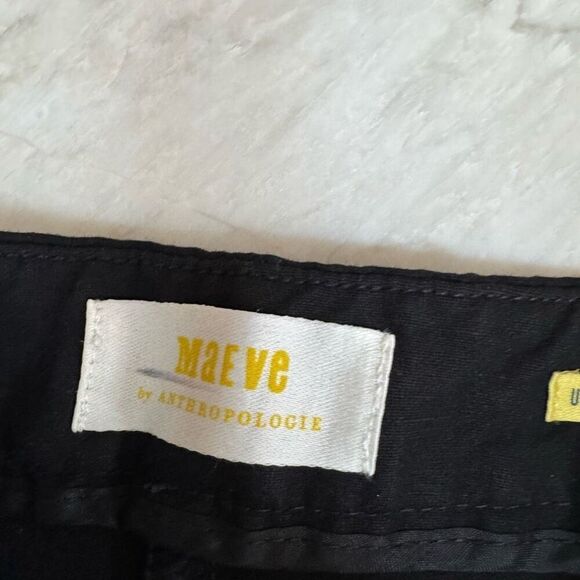 Anthropologie Maeve Ankle-Zip Pants linen blend size 2P NWT - Picture 8 of 12